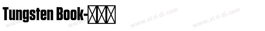 Tungsten Book字体转换 Tungsten Book字体转换